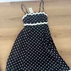 NEW Maxi Polka Dot Dress